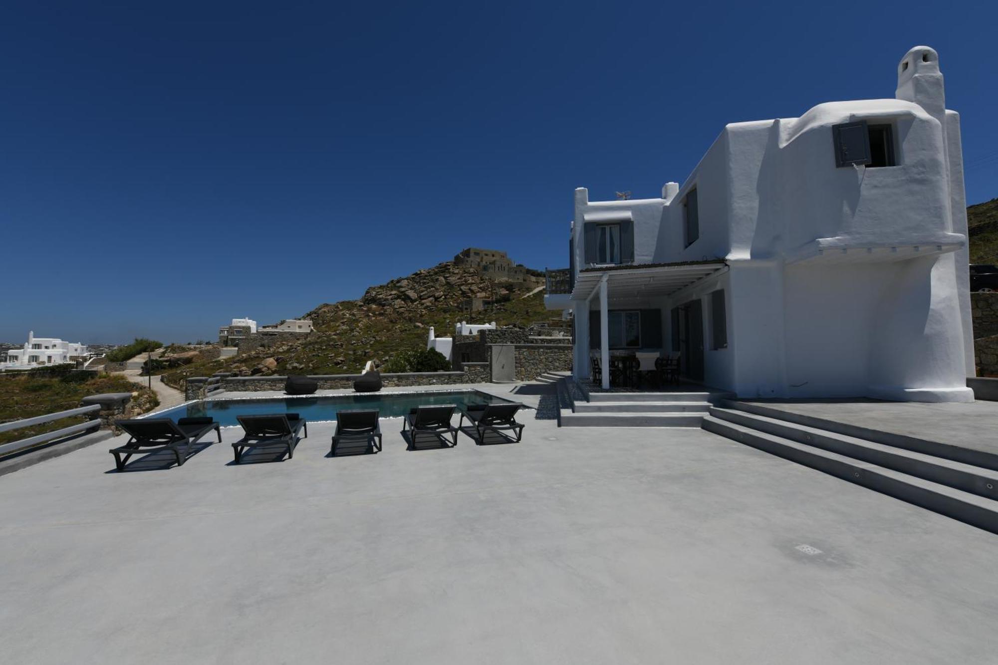 Villa Anema Mykonos - Blue Views Mykonos Villas Mykonos Town Екстер'єр фото