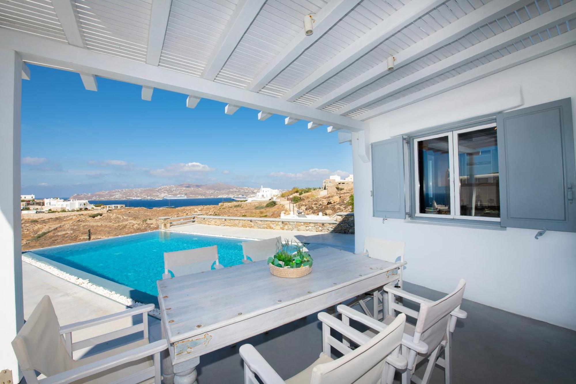 Villa Anema Mykonos - Blue Views Mykonos Villas Mykonos Town Екстер'єр фото