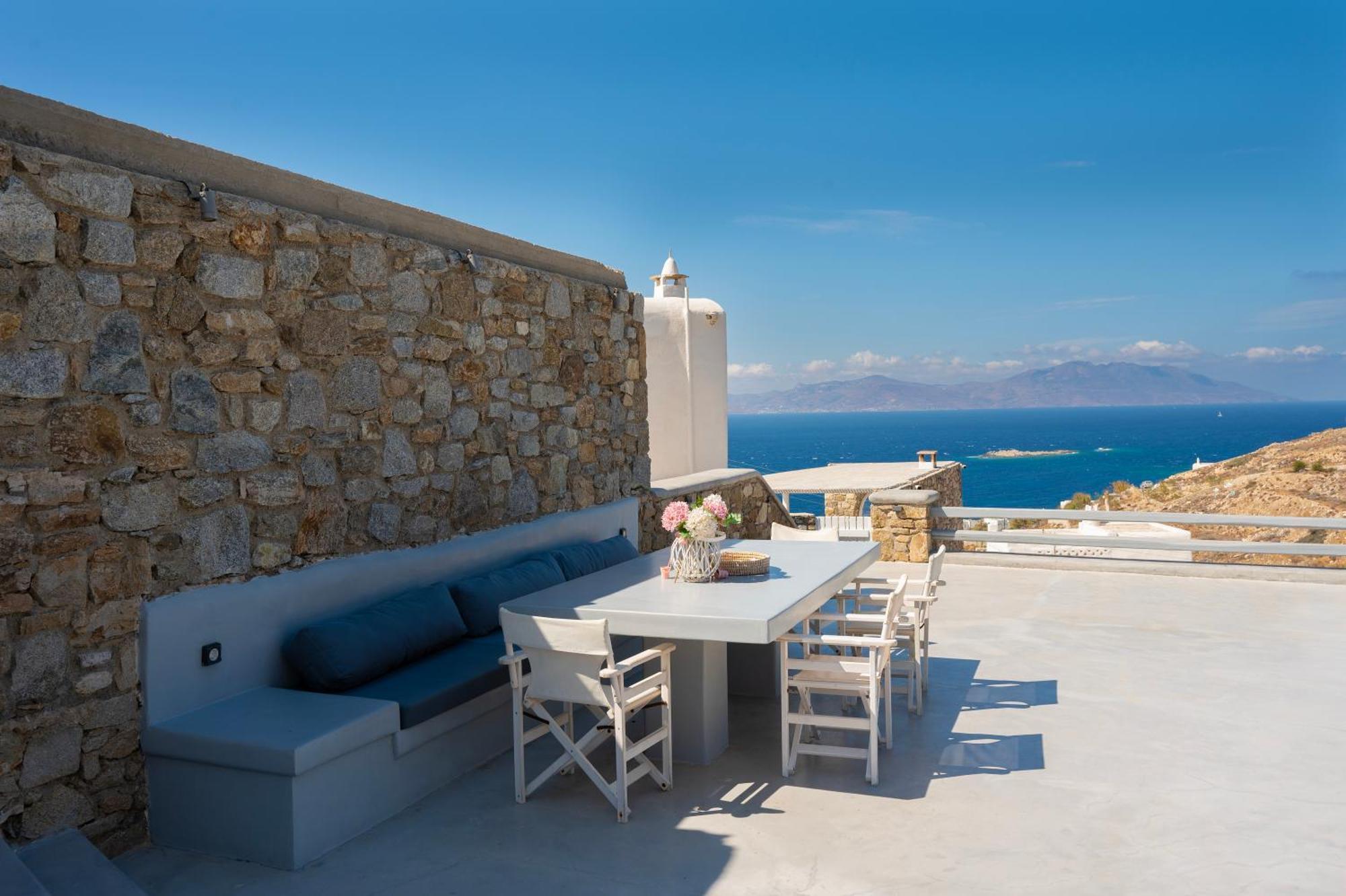 Villa Anema Mykonos - Blue Views Mykonos Villas Mykonos Town Екстер'єр фото