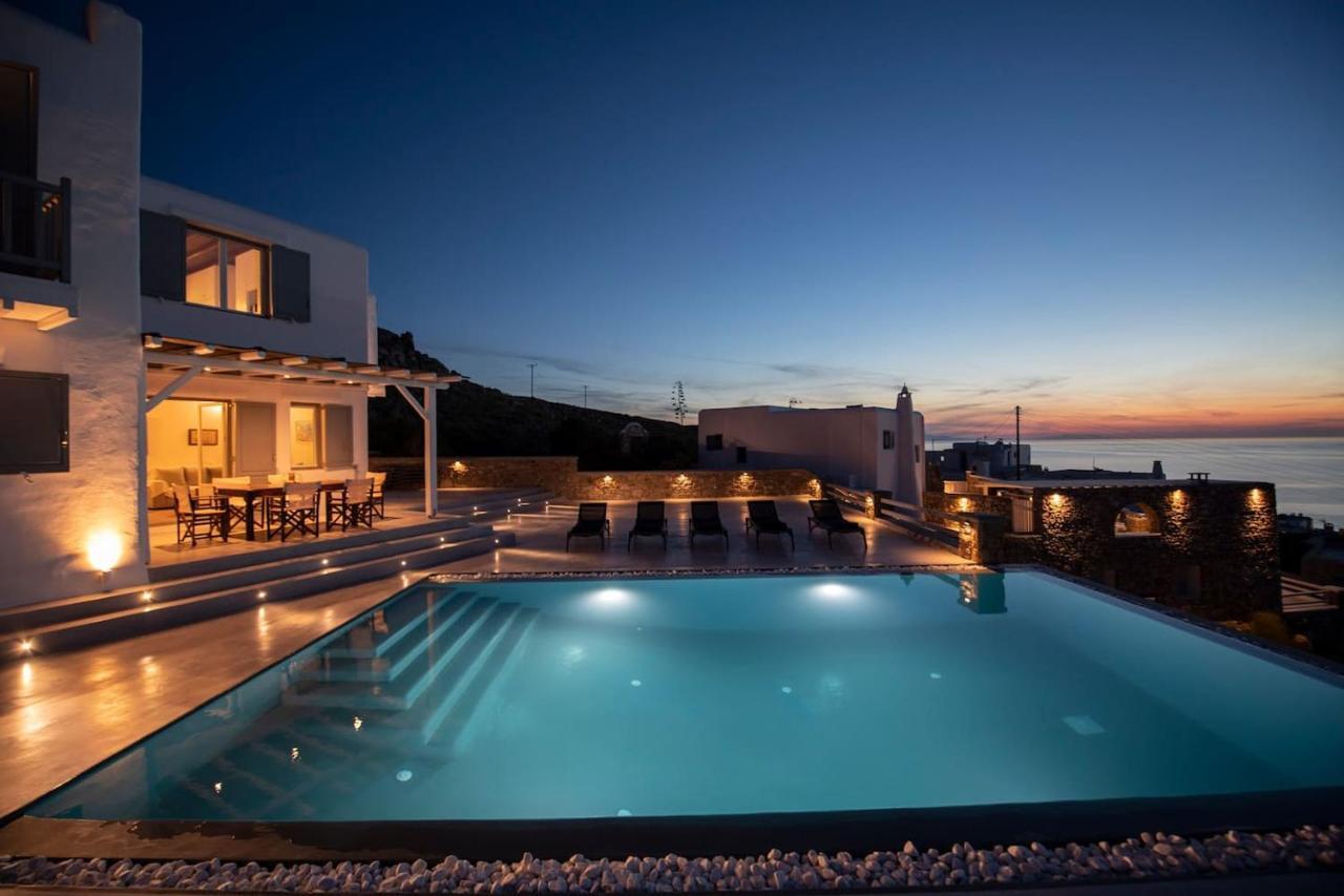 Villa Anema Mykonos - Blue Views Mykonos Villas Mykonos Town Екстер'єр фото